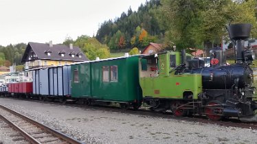 2019.10.12 Murtalbahn 125 Jahre Murtalbahn Bahnhof Murau